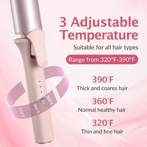 Hair Curling Iron | 130mm Long Barrel Ceramic -T303 - Imagem 6