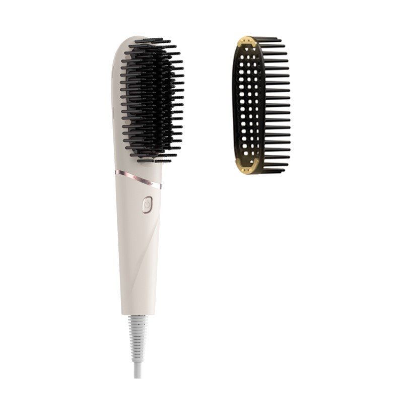 hair straightening detachable brush