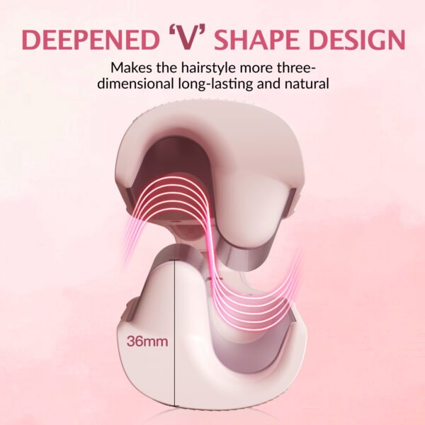 Wavy Hair Curler  | 36mm "V"-shaped Deep Groove - T501 – Image 3