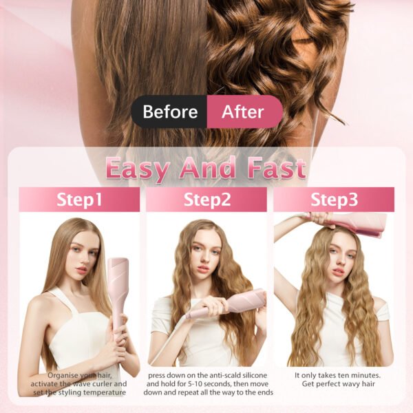 wavy hair curler provides Versatile Styling Options